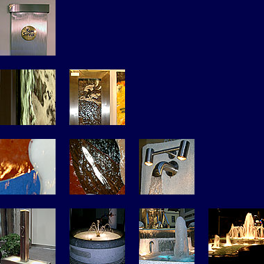 Wasserkreationen, Springbrunnenservice, Wasserdesign, Springbrunnen, Wasserbilder, Zimmerbrunnen, Wandbrunnen, Kunstobjekte aus Wasser Metall und Stein, Dekorbrunnen, Raumbefeuchter