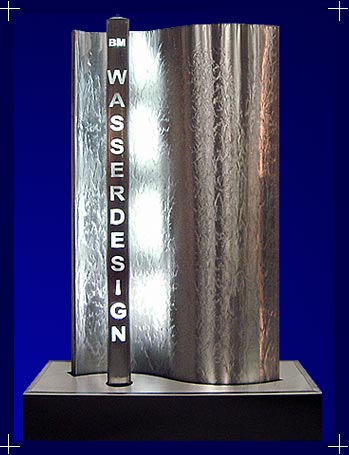 Wasserkreationen, Springbrunnenservice, Wasserdesign, Springbrunnen, Wasserbilder, Zimmerbrunnen, Wandbrunnen, Kunstobjekte aus Wasser Metall und Stein, Dekorbrunnen, Raumbefeuchter