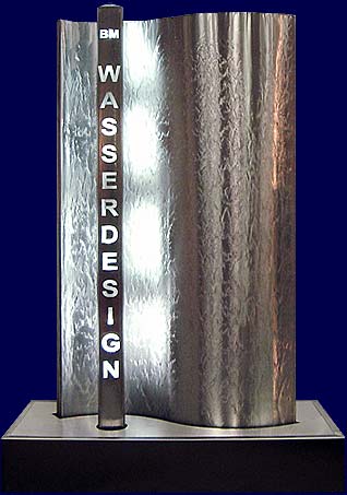 Wasserkreationen, Springbrunnenservice, Wasserdesign, Springbrunnen, Wasserbilder, Zimmerbrunnen, Wandbrunnen, Kunstobjekte aus Wasser Metall und Stein, Dekorbrunnen, Raumbefeuchter